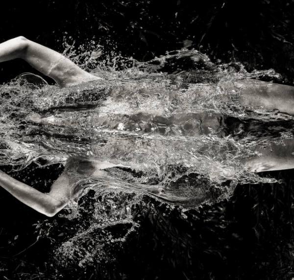 Photograph Kevin Steele Water Falling On Body on One Eyeland